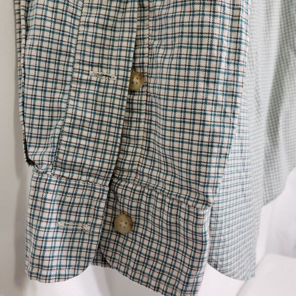 Ralph Lauren Mens Shirt Medium Button Long Sleeve Multicolor Plaid Brown Pony - Picture 7 of 9